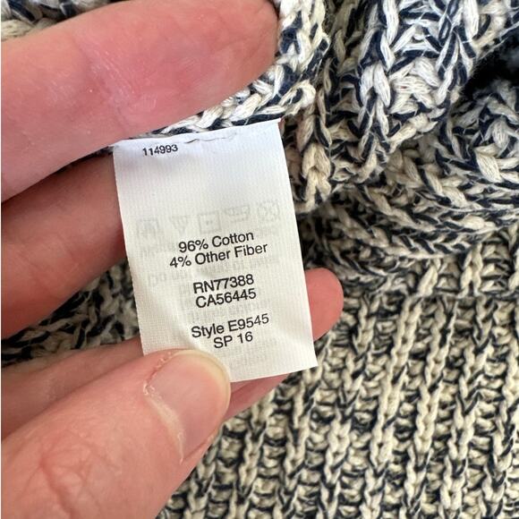 Madewell - Landward Sleeveless Knit Sweater in Navy Blue & White - Picture 4 of 4